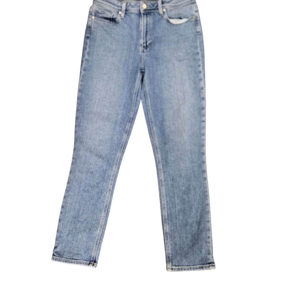 Paige Jeans Womens 31 Blue Hoxton Ankle‎ Skinny Stretch Denim High Rise Pants